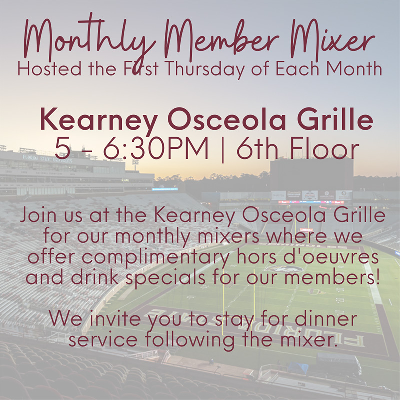 Mixer + Dinner at the Kearney Osceola Grille